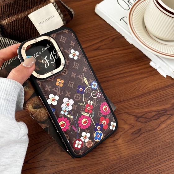 Trendy Branded Phone Cases for iPhone 16/15/14/13/12/11 Pro Max/Plus - Shockproof Phone Covers